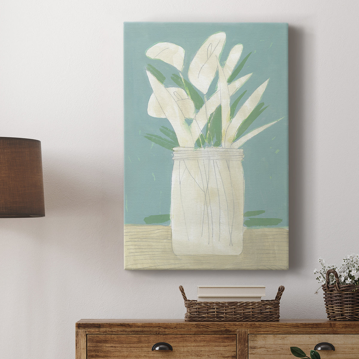 Muted Spring Arrangement IV - Canvas Art Print