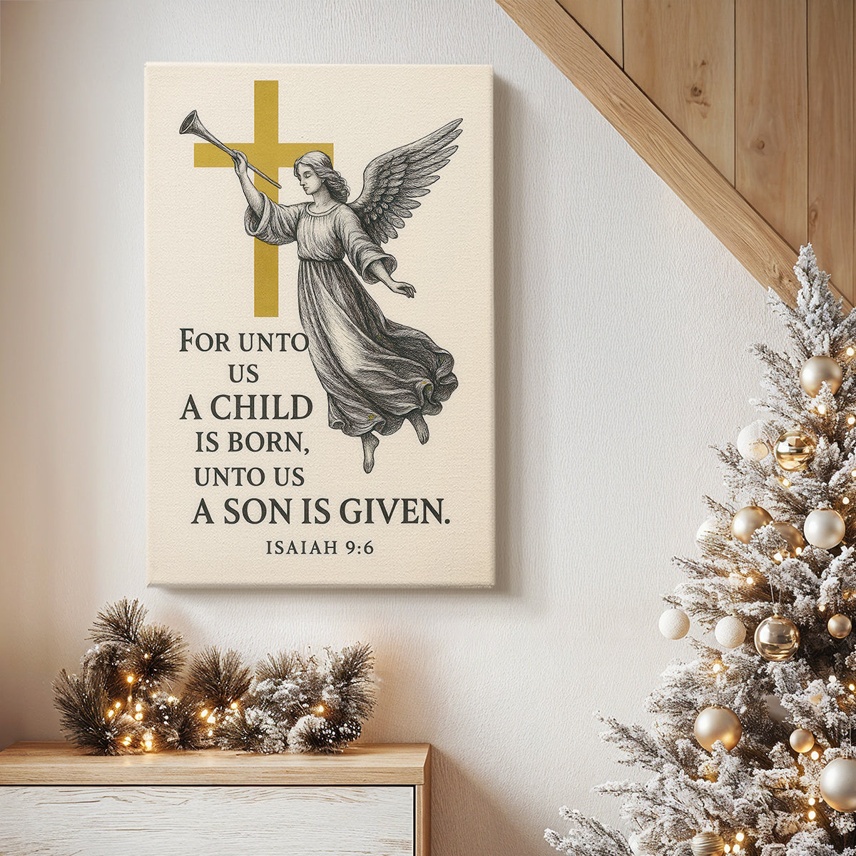 Sugar Blessing of Candle - Canvas Art Print