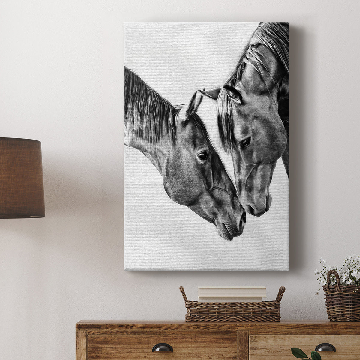 Equine Portrait VI - Canvas Art Print