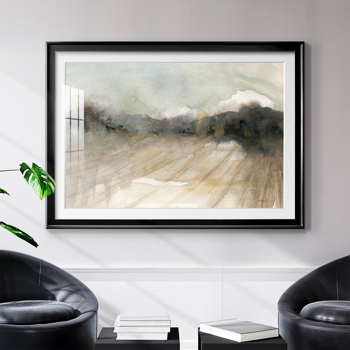 Abstract Field - Modern Framed Art Print