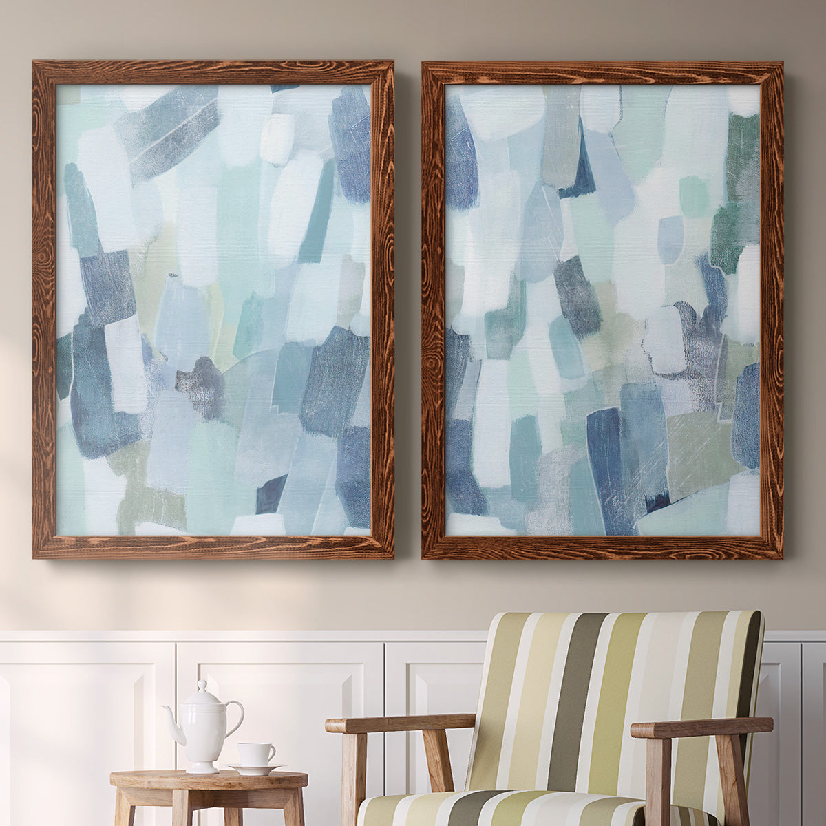 Dusky Gale I - Premium Framed Canvas 2 Piece Set - Ready to Hang