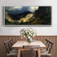 A Storm in the Rocky Mountains - Floater Framed Canvas Print