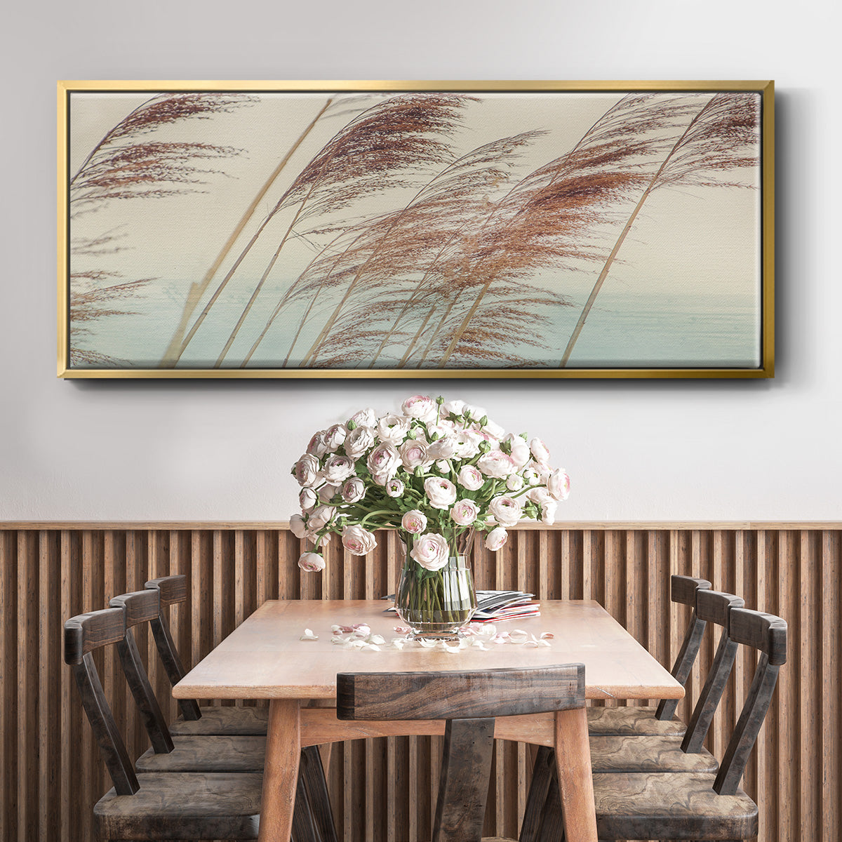 Windy II - Floater Framed Canvas Print