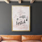 Outfit and Lipstick - Modern Framed Canvas Print