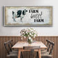 Farm Sweet Farm II - Floater Framed Canvas Print