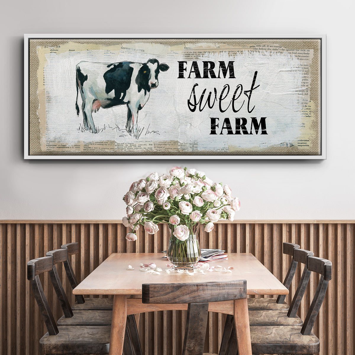 Farm Sweet Farm II - Floater Framed Canvas Print