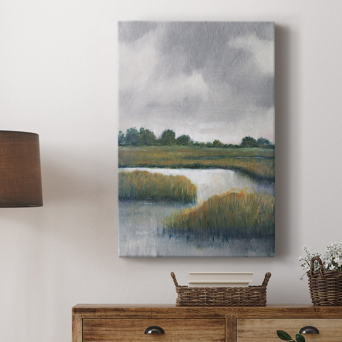 Salt Marshes I - Canvas Art Print
