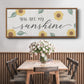 You Are My Sunshine - Floater Framed Canvas Print