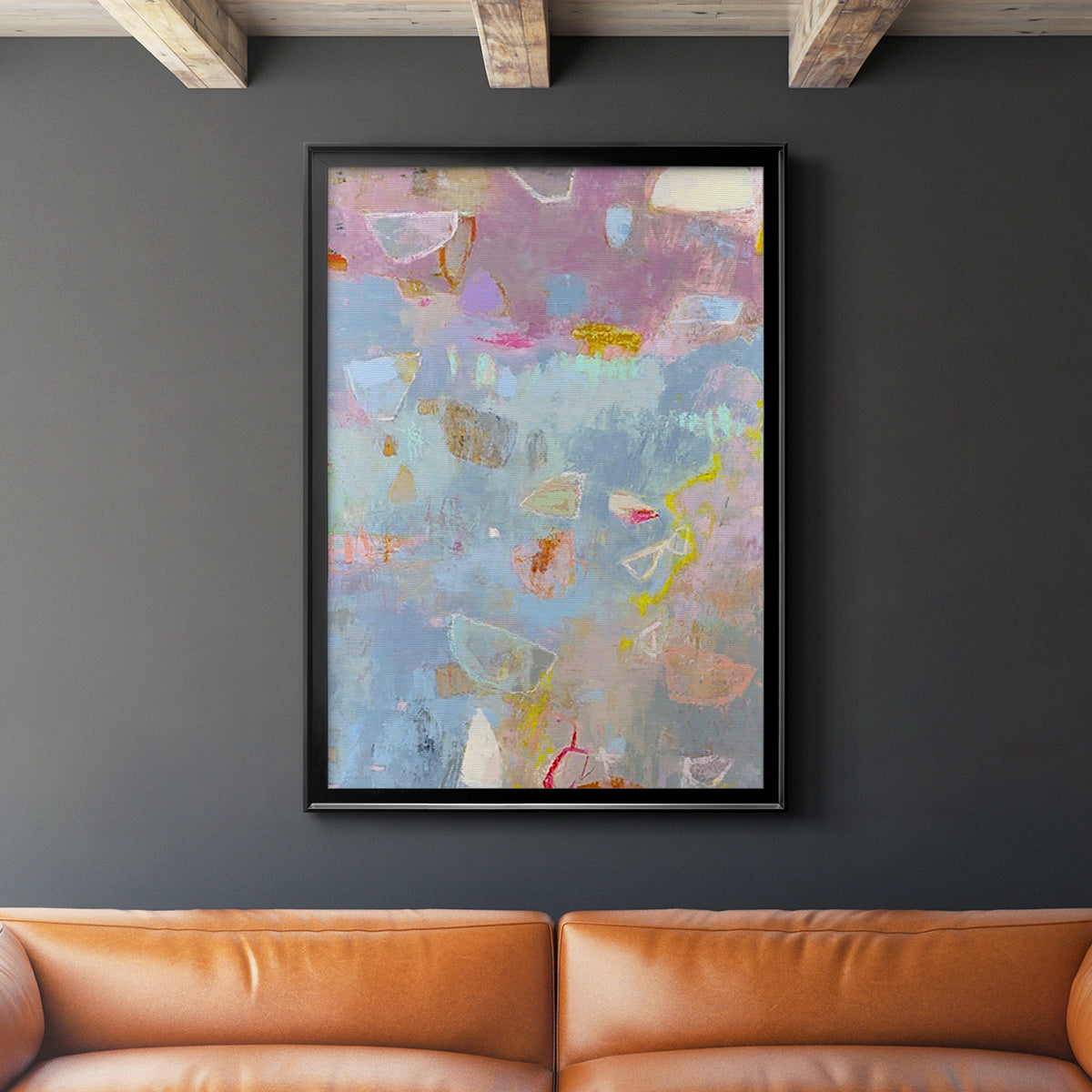 Whilst II - Modern Framed Canvas Print