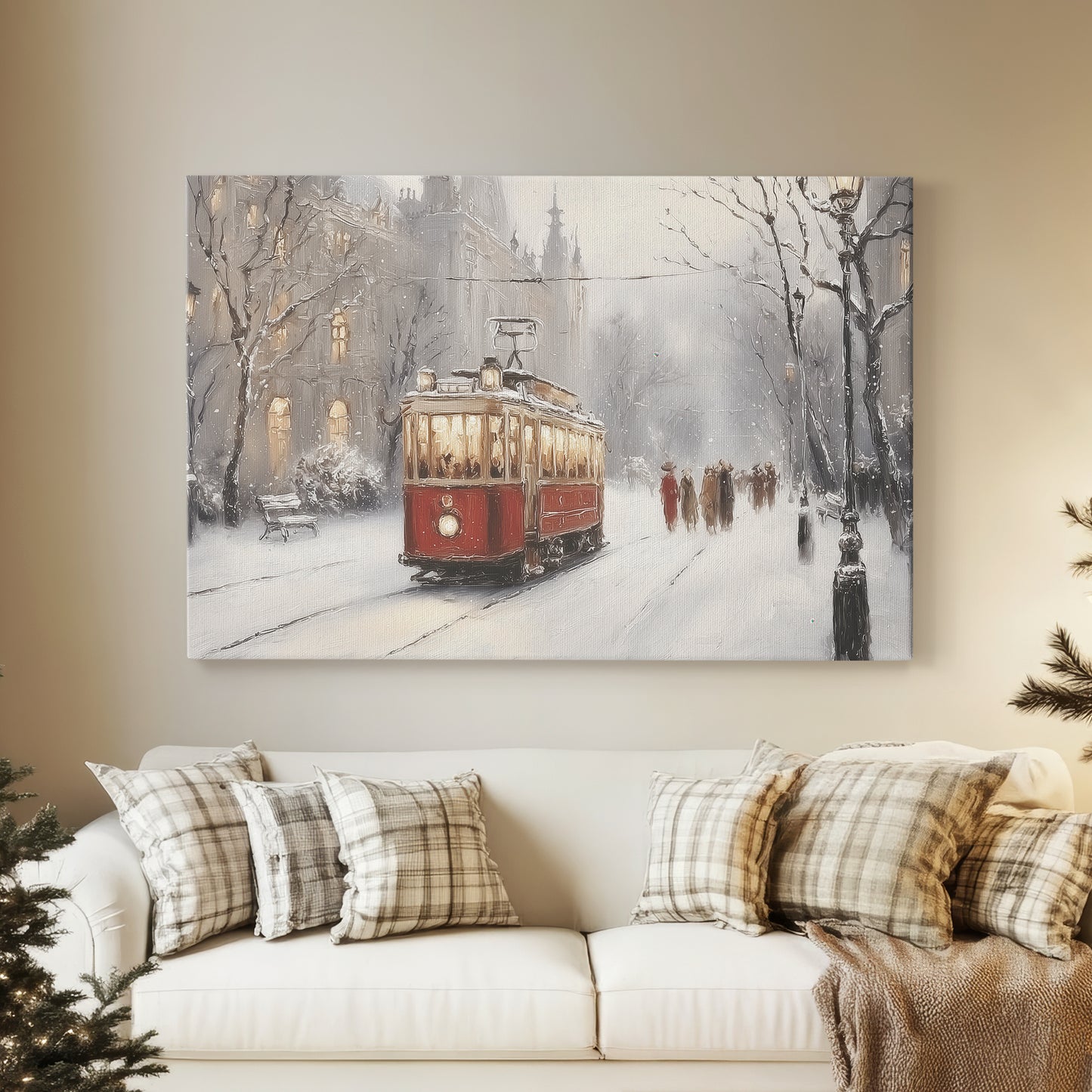 Skies of Pearled Promise - Canvas Art Print