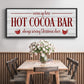 Hot Cocoa Bar - Floater Framed Canvas Print