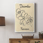 Birth Month XII - Canvas Art Print
