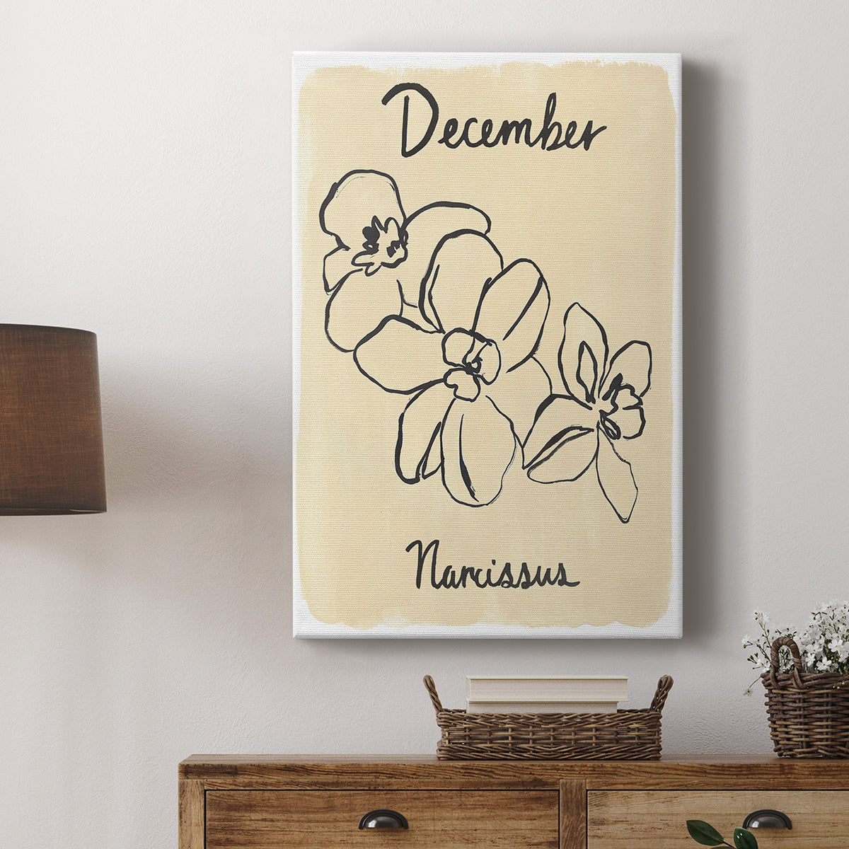 Birth Month XII - Canvas Art Print