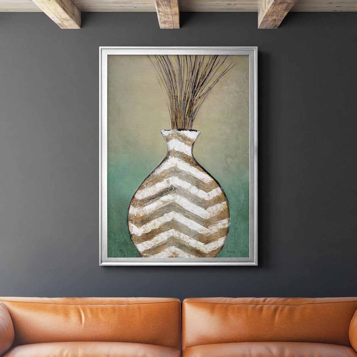 Global Vessel I - Modern Framed Canvas Print