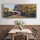 The Road to the Farm of Saint - Floater Framed Canvas Print