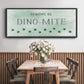 Dinomite - Floater Framed Canvas Print