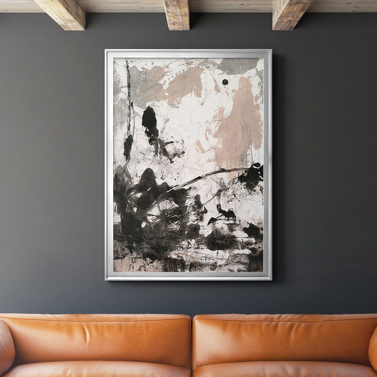 Disarray II - Modern Framed Canvas Print