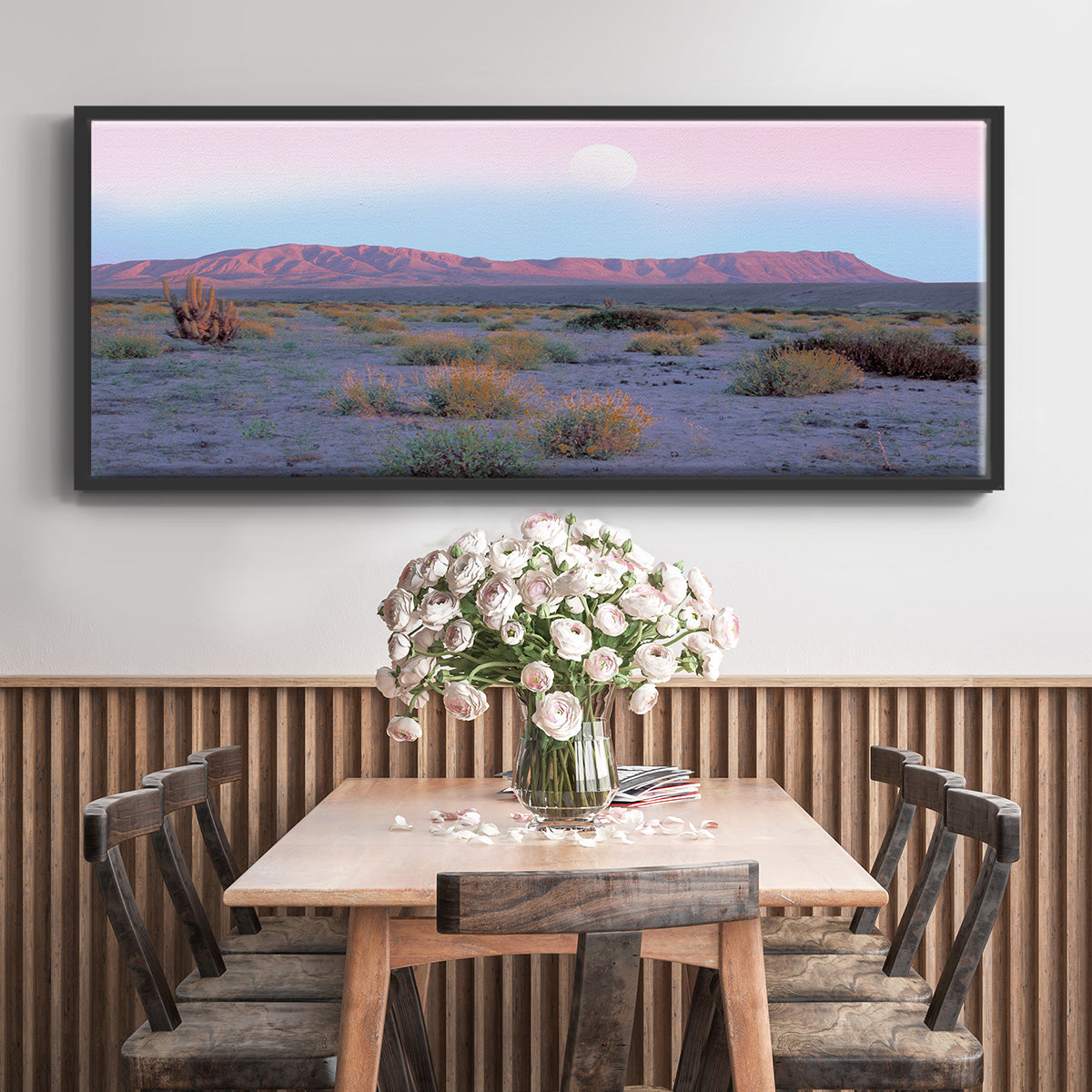 Vallenar Atacama Desert - Floater Framed Canvas Print