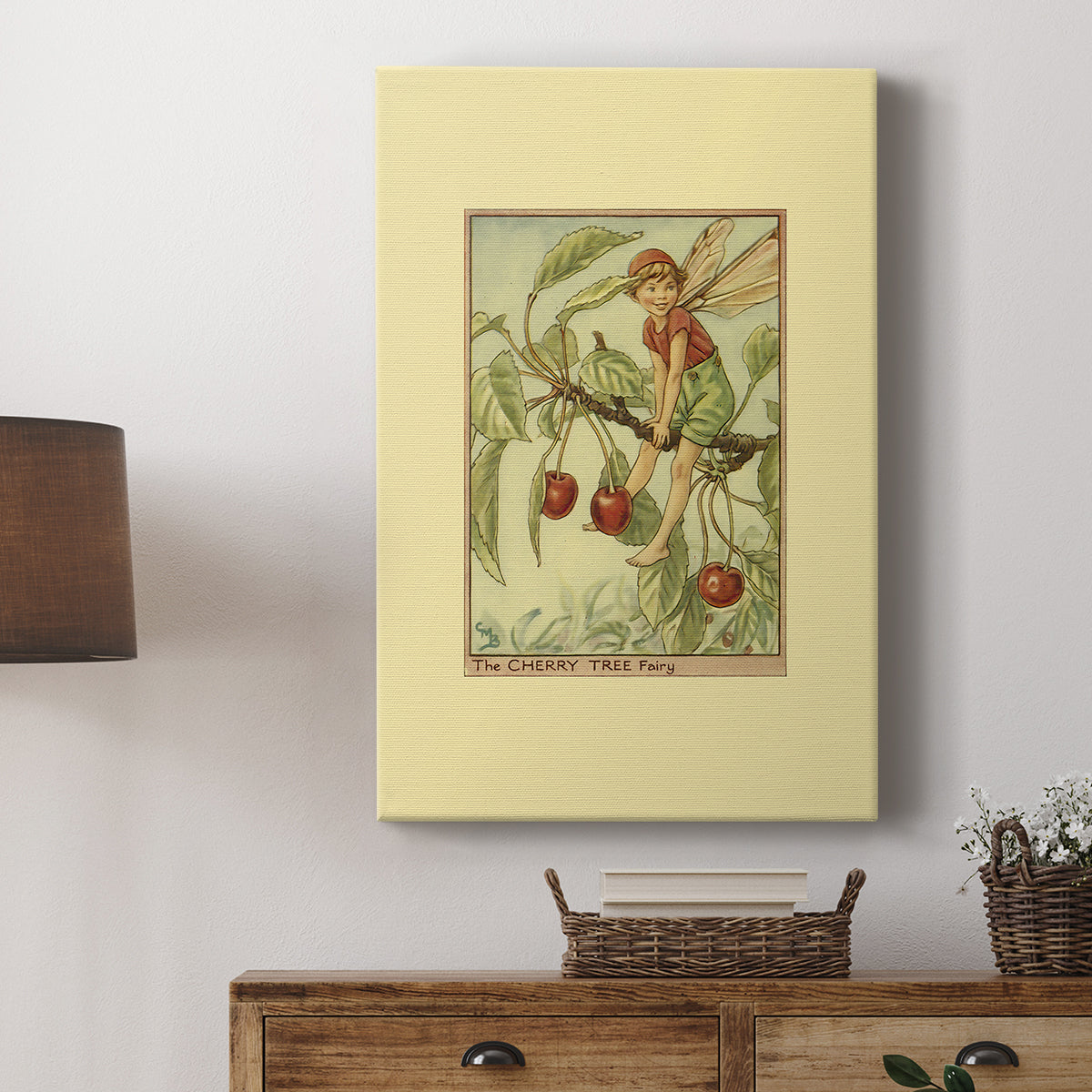 The Cherry Tree Fairy - Canvas Art Print