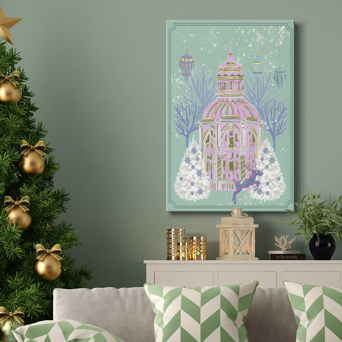 Winter Holidays V - Gallery Wrapped Canvas