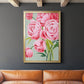 This Year's Peonies I - Modern Framed Canvas Print