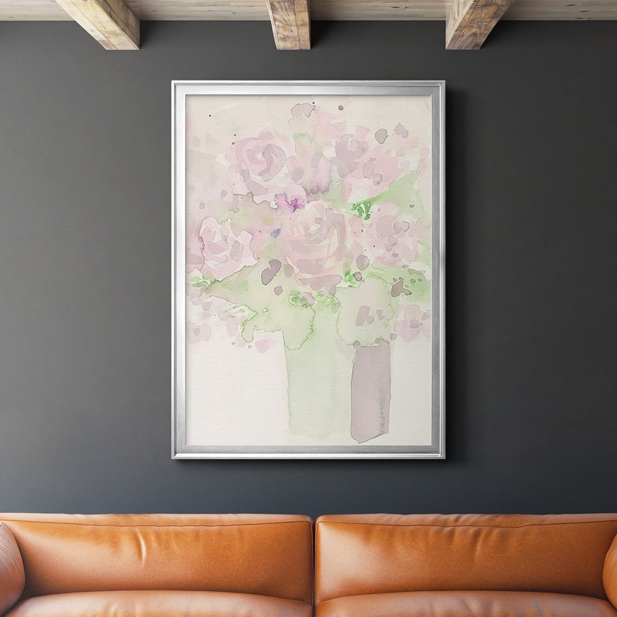 Natural Radiance I - Modern Framed Canvas Print