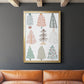 Christmas Tree Sketchbook II - Modern Framed Canvas Print