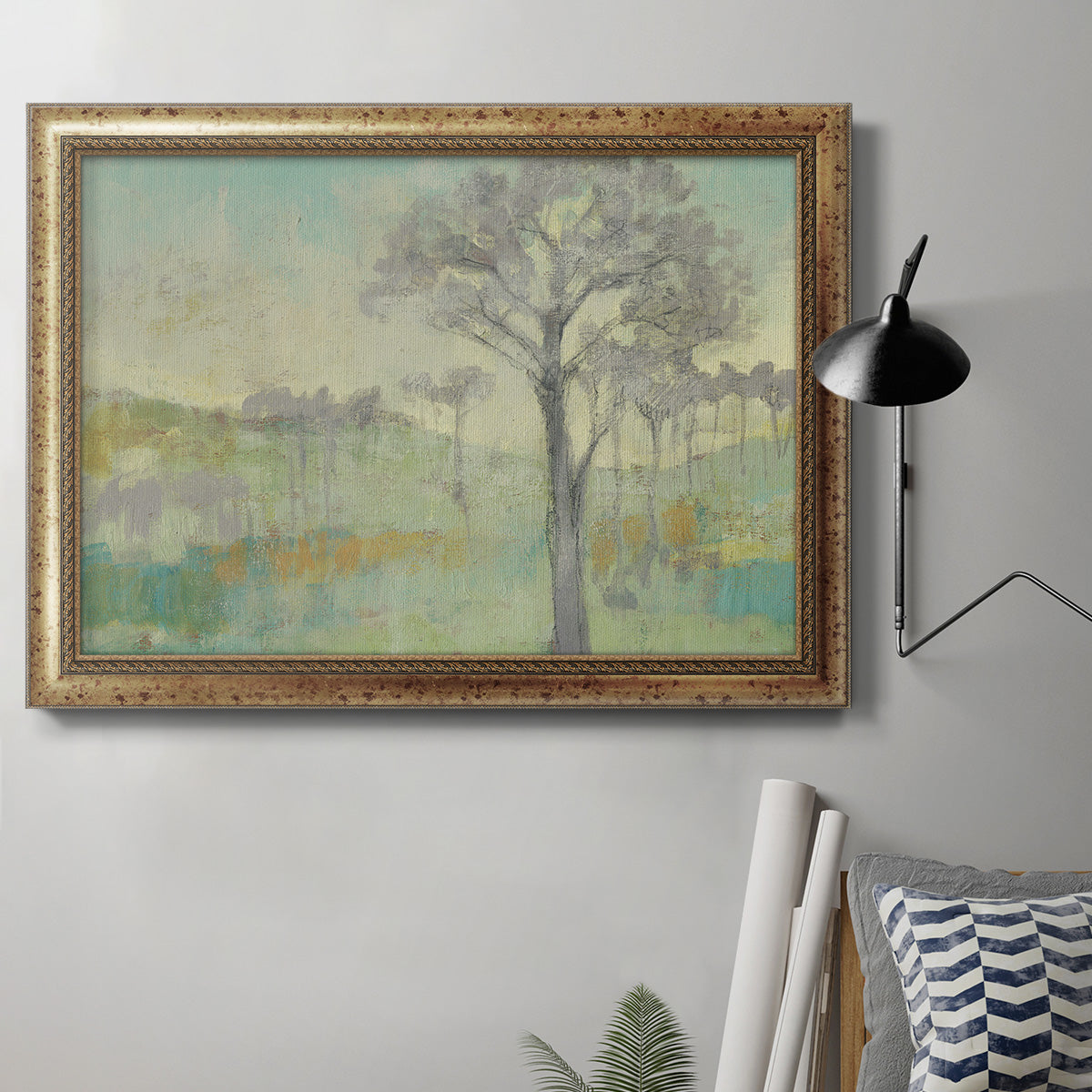 Tree Stand I Premium Framed Canvas- Ready to Hang