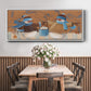 Snowball Bucket - Floater Framed Canvas Print