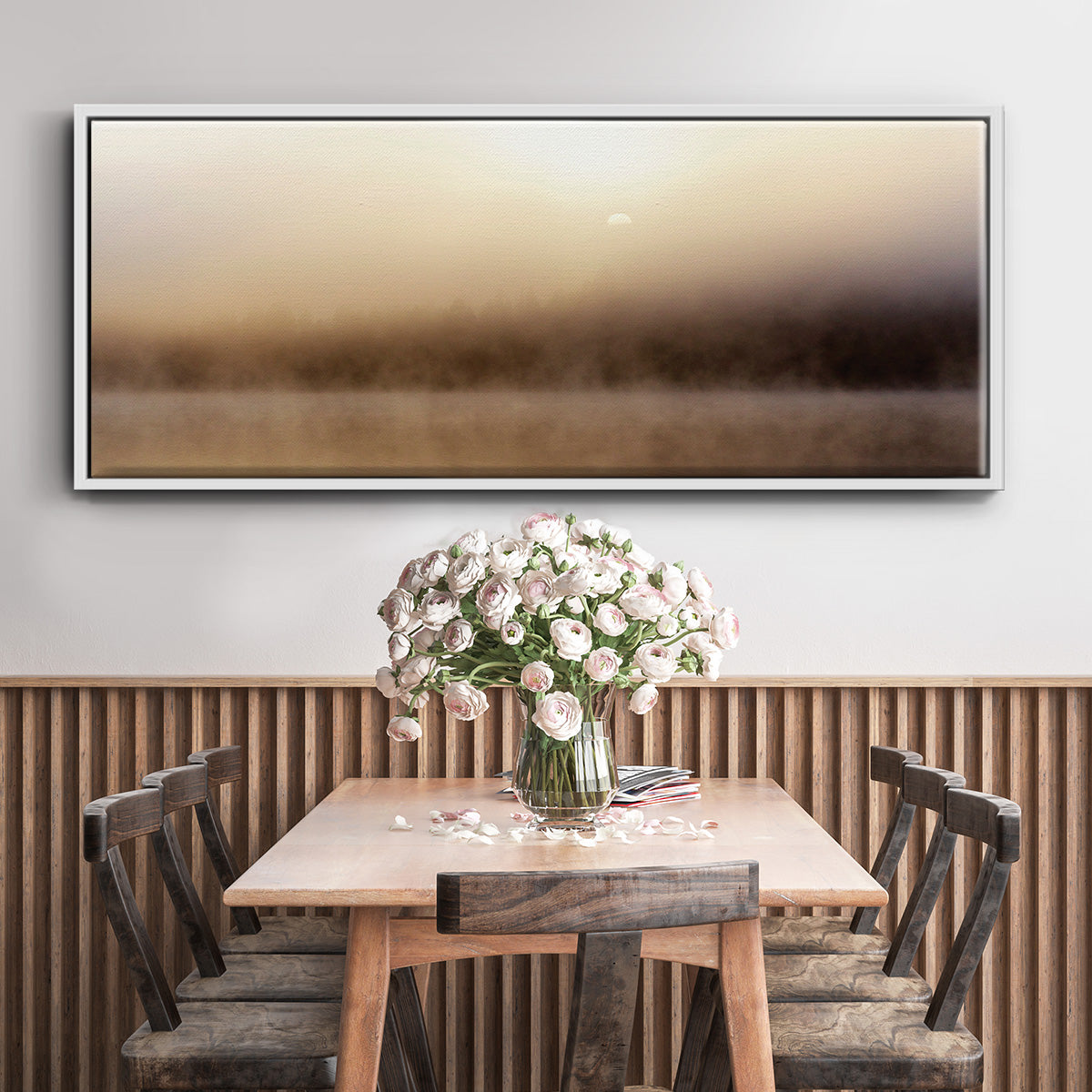 Break of Dawn - Floater Framed Canvas Print