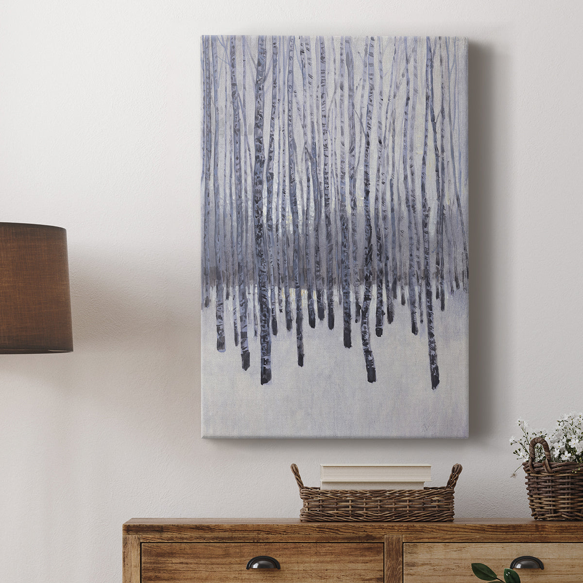 Bare Trees in Winter II - Canvas Art Print