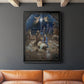 Silent Night - Modern Framed Canvas Print