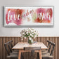 Love is the Answer - Floater Framed Canvas Print