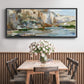 Western Cliffs I - Floater Framed Canvas Print