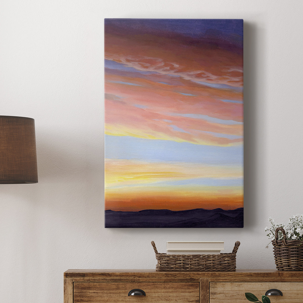 Ignited Dusk II - Canvas Art Print