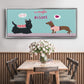 Valendogs Collection C - Floater Framed Canvas Print