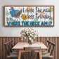 The Road Less - Floater Framed Canvas Print