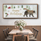 Woodland Christmas Collection D - Floater Framed Canvas Print