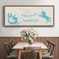 Mermaid Unicorn - Floater Framed Canvas Print