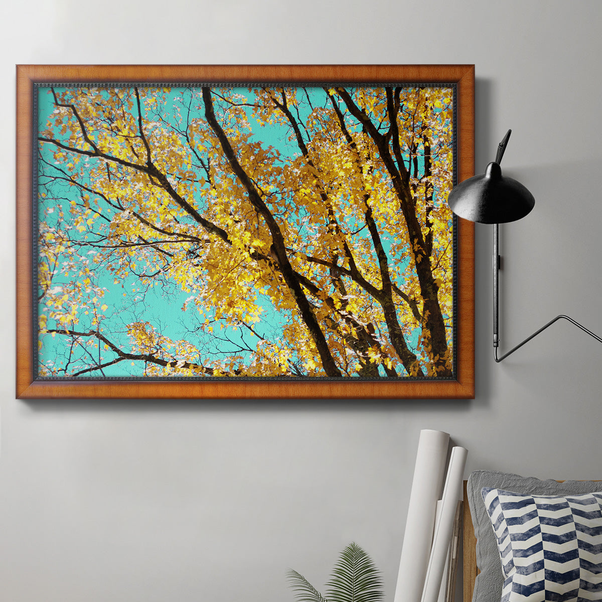 Autumn Tapestry IV Premium Framed Canvas- Ready to Hang