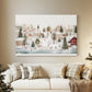 Frostlit Icicles Serenade - Canvas Art Print