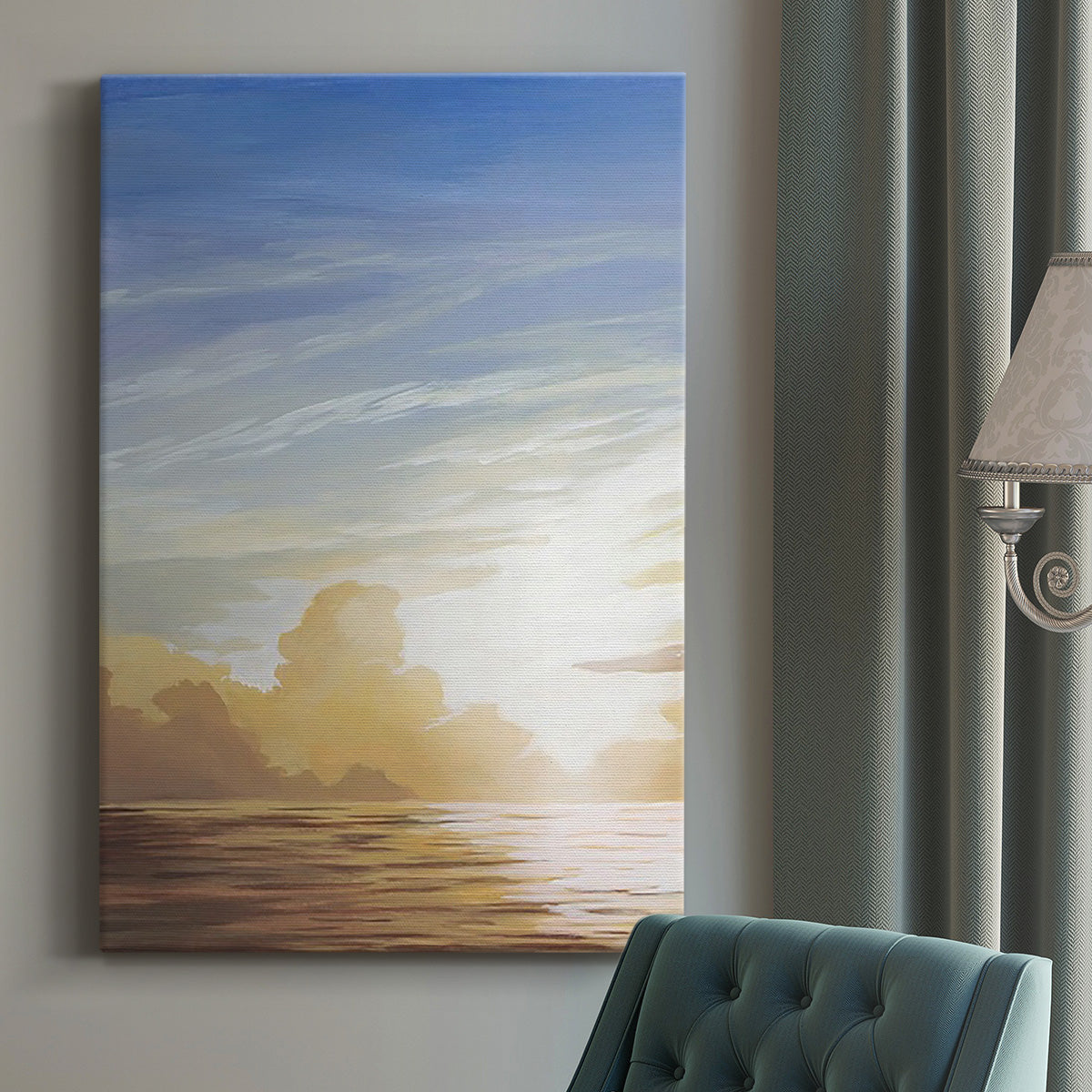 Luminous Waters I Premium Gallery Wrapped Canvas - Ready to Hang