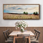Tuscan Wildflowers - Floater Framed Canvas Print