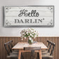 Hello Darlin' - Floater Framed Canvas Print