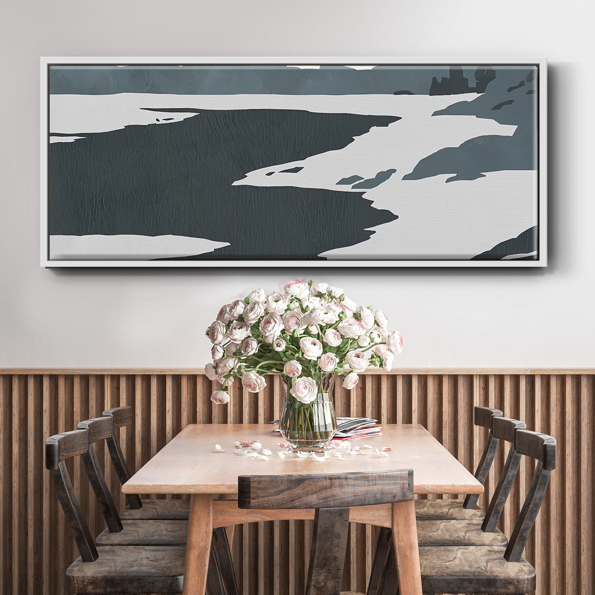 Cutter Island IV - Floater Framed Canvas Print