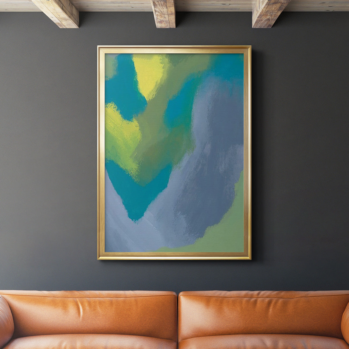 Lost in Memories II - Modern Framed Canvas Print