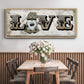 Winter Wonderland Friend Love - Floater Framed Canvas Print