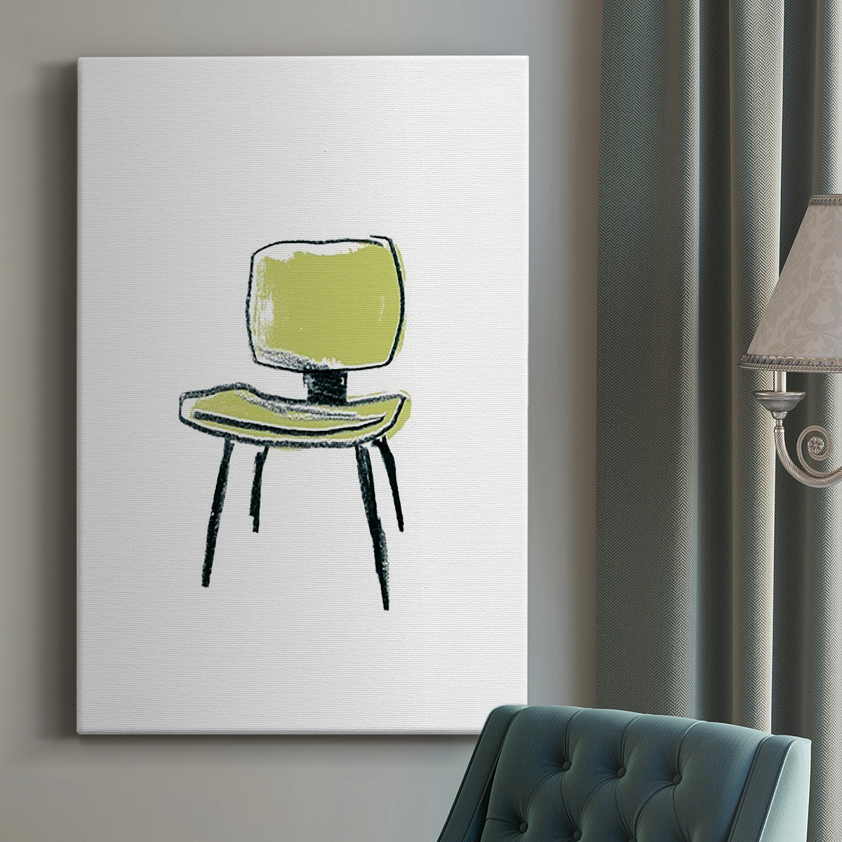 Take a Seat VI Premium Gallery Wrapped Canvas - Ready to Hang