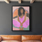 Curly Lady IV - Modern Framed Canvas Print