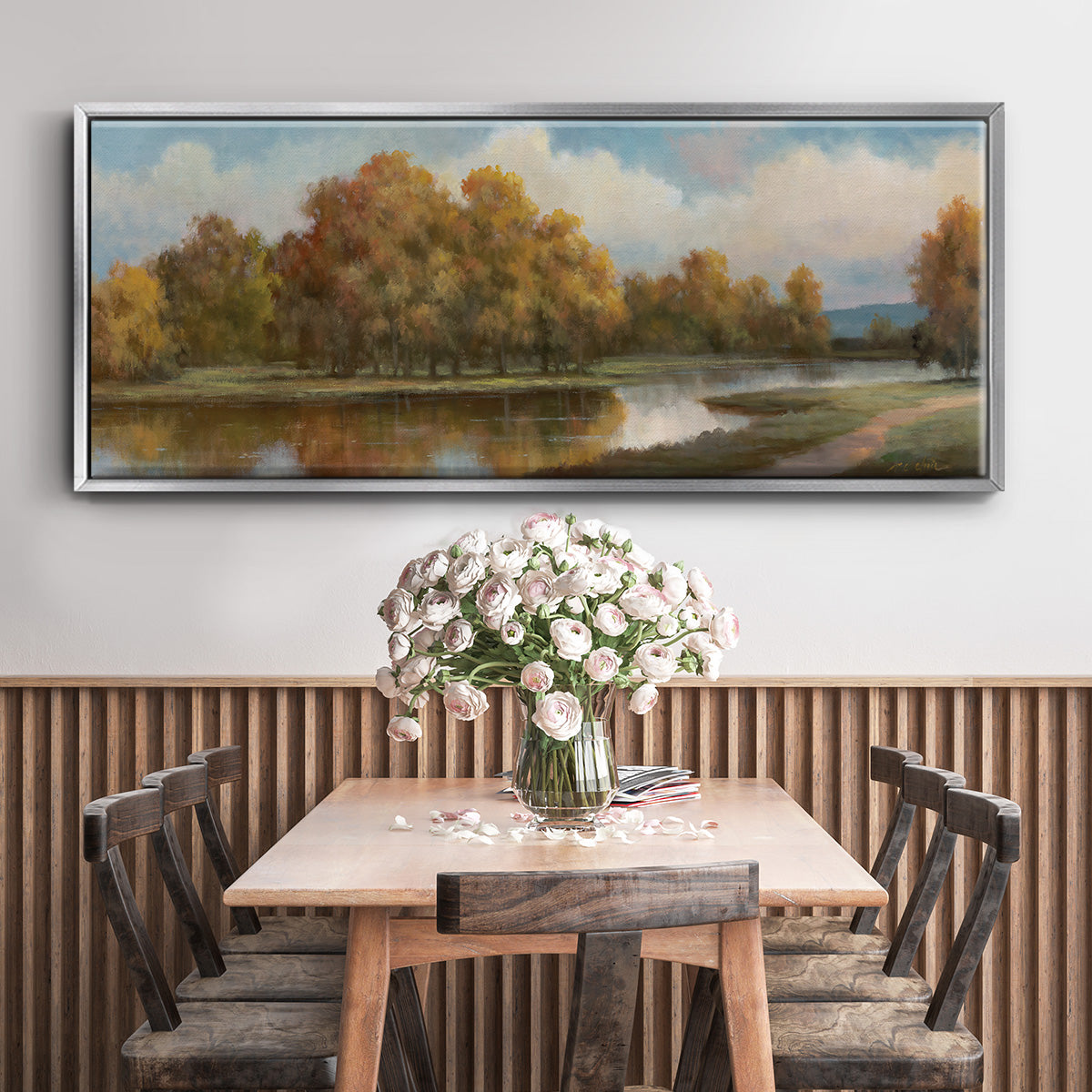 Shenandoah II - Floater Framed Canvas Print